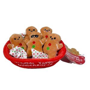 EMOTIONAL SUPPORT Gingerbread Mini Plushies 6 Pieces